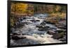 The Middle Branch of the Escanaba River Rapids in autumn, Palmer, Michigan USA-Chuck Haney-Framed Photographic Print