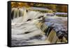 The Middle Branch of the Ontonagon River at Bond Falls Scenic Site, Michigan USA-Chuck Haney-Framed Stretched Canvas