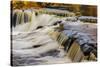 The Middle Branch of the Ontonagon River at Bond Falls Scenic Site, Michigan USA-Chuck Haney-Stretched Canvas