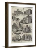 The Middlesbrough and Cleveland Iron Trade Jubilee, Public Buildings in Middlesbrough-null-Framed Giclee Print