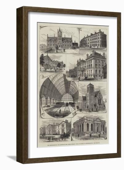 The Middlesbrough and Cleveland Iron Trade Jubilee, Public Buildings in Middlesbrough-null-Framed Giclee Print