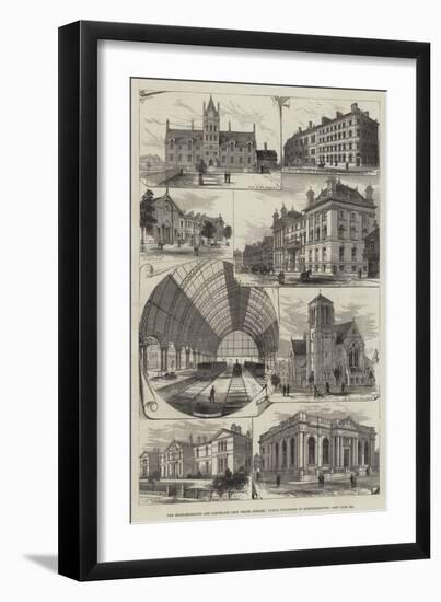 The Middlesbrough and Cleveland Iron Trade Jubilee, Public Buildings in Middlesbrough-null-Framed Premium Giclee Print