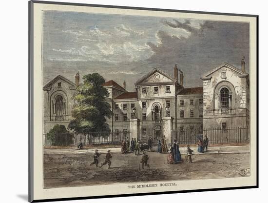 The Middlesex Hospital-null-Mounted Giclee Print