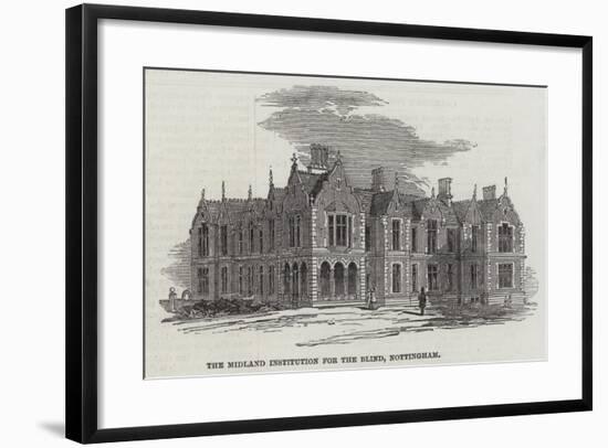 The Midland Institution for the Blind, Nottingham-null-Framed Giclee Print