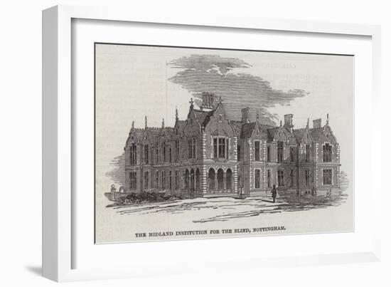 The Midland Institution for the Blind, Nottingham-null-Framed Giclee Print