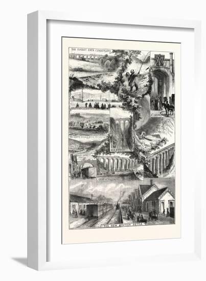 The Midland Railway Between Settle and Carlisle, 1876, UK-null-Framed Giclee Print