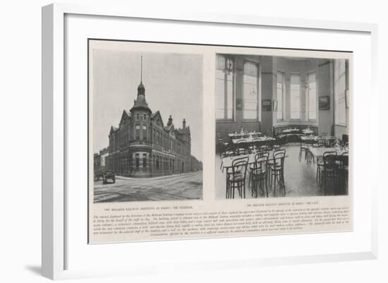 The Midland Railway Institute at Derby-null-Framed Giclee Print