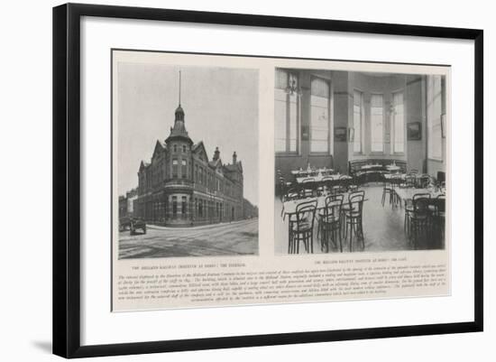 The Midland Railway Institute at Derby-null-Framed Giclee Print