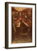 The Midnight Court Martial-Howard Pyle-Framed Giclee Print