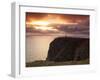 The Midnight Sun Breaks Through the Clouds at Nordkapp, Finnmark, Norway-Doug Pearson-Framed Photographic Print