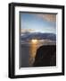 The Midnight Sun Breaks Through the Clouds at Nordkapp, Finnmark, Norway-Doug Pearson-Framed Photographic Print