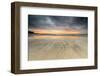 The Midnight Sun Reflected on the Sandy Beach of Skagsanden, Ramberg, Nordland County-Roberto Moiola-Framed Photographic Print