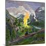 The Midsummer Fire by Astrup-Nikolai Astrup-Mounted Giclee Print