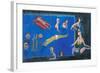 The Midsummer in Pool-Zhang Yong Xu-Framed Giclee Print