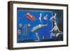 The Midsummer in Pool-Zhang Yong Xu-Framed Giclee Print