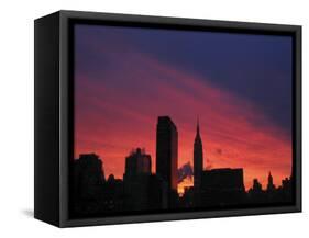 The Midtown Manhattan Skyline-null-Framed Stretched Canvas