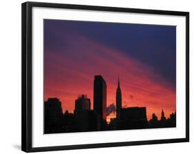 The Midtown Manhattan Skyline-null-Framed Photographic Print