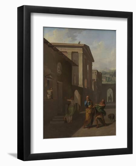 The Midwife Taking Leave of the Girl From Andros, 1801-Nicolai Abraham Abildgaard-Framed Premium Giclee Print