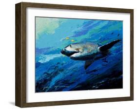 The Mighty Bull Shark-Jace D. McTier-Framed Giclee Print