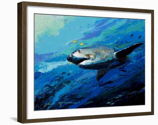 The Mighty Bull Shark-Jace D. McTier-Framed Giclee Print