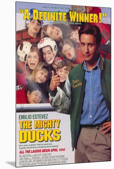 The Mighty Ducks-null-Mounted Poster