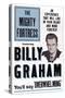 The Mighty Fortress, Rev. Billy Graham, 1955-null-Stretched Canvas