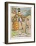 The Mighty Goliath Towers over the Youthful David-null-Framed Art Print