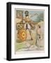 The Mighty Goliath Towers over the Youthful David-null-Framed Art Print