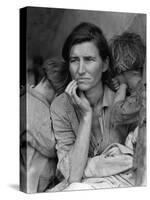 The Migrant Mother, c.1936-Dorothea Lange-Stretched Canvas