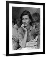 The Migrant Mother, c.1936-Dorothea Lange-Framed Photographic Print