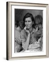 The Migrant Mother, c.1936-Dorothea Lange-Framed Photographic Print