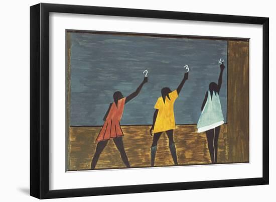 The Migration Series, No. 58, 1941-Jacob Lawrence-Framed Art Print