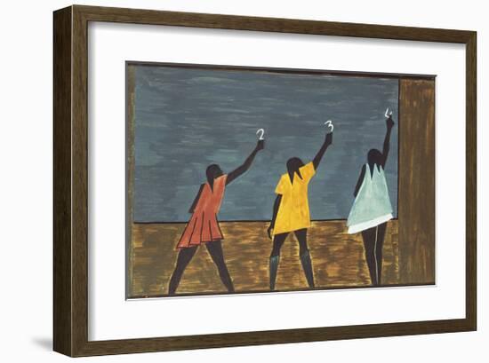 The Migration Series, No. 58, 1941-Jacob Lawrence-Framed Art Print