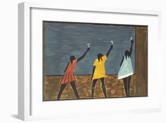 The Migration Series, No. 58, 1941-Jacob Lawrence-Framed Art Print