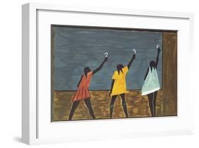 The Migration Series, No. 58, 1941-Jacob Lawrence-Framed Art Print