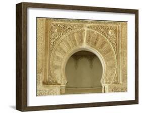 The mihrab of the little mosque of Sidi (Saint) Bel Hassen-Werner Forman-Framed Giclee Print