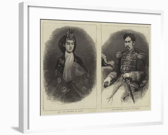 The Mikado and Empress of Japan-null-Framed Giclee Print