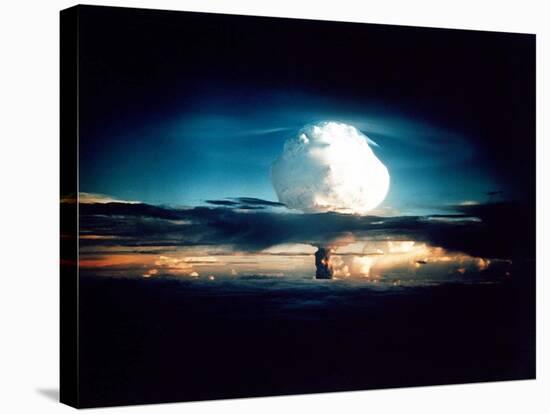 The Mike Shot, Was the First Successful Full-Scale Test Hydrogen Bomb, on Oct 31, 1952-null-Stretched Canvas