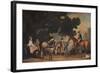 The Milbanke and Melbourne Families, (C179), 1929-George Stubbs-Framed Giclee Print