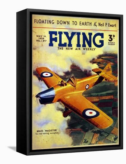 The Miles Magister Aeroplane, 1938-null-Framed Stretched Canvas