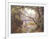 The Milieu Bridge in the Forest-Henri Biva-Framed Giclee Print