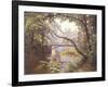 The Milieu Bridge in the Forest-Henri Biva-Framed Giclee Print