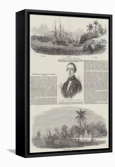 The Military Colonisation of French Guiana-null-Framed Stretched Canvas