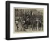 The Military Conscription in Paris-Antonio the Elder Gonzalez Velazquez-Framed Giclee Print