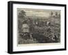 The Military Evacuation of Zululand, a Block on the Road-null-Framed Giclee Print