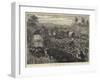 The Military Evacuation of Zululand, a Block on the Road-null-Framed Giclee Print