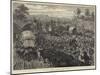 The Military Evacuation of Zululand, a Block on the Road-null-Mounted Giclee Print