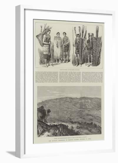 The Military Expedition to Manipur, Eastern Frontier of India-null-Framed Giclee Print