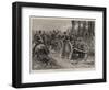 The Military Manoeuvres at Aldershot-null-Framed Giclee Print