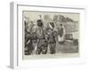 The Military Manoeuvres, Church Parade in the Camp at Churn-Charles Paul Renouard-Framed Giclee Print